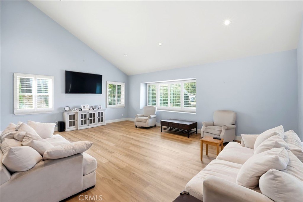 Bright living room prepared for an AI real estate video